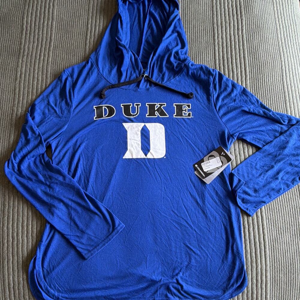 Colosseum Duke Blue Devils Blue Hoodie Women's XL Officially Licensed